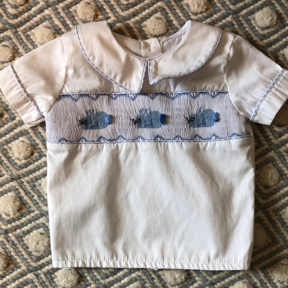 Collared bunny shirt